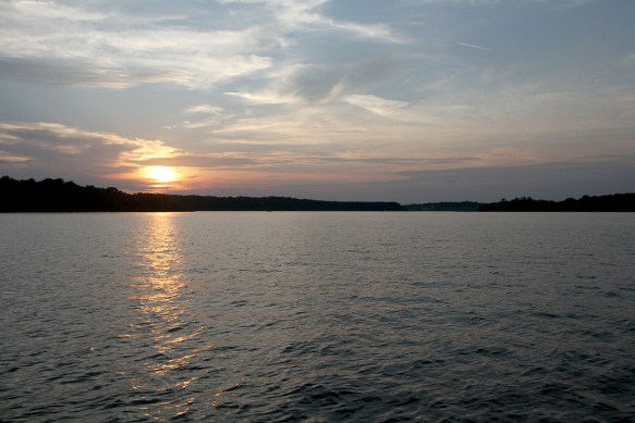 The sun sets on the 2013 summer sailing season.